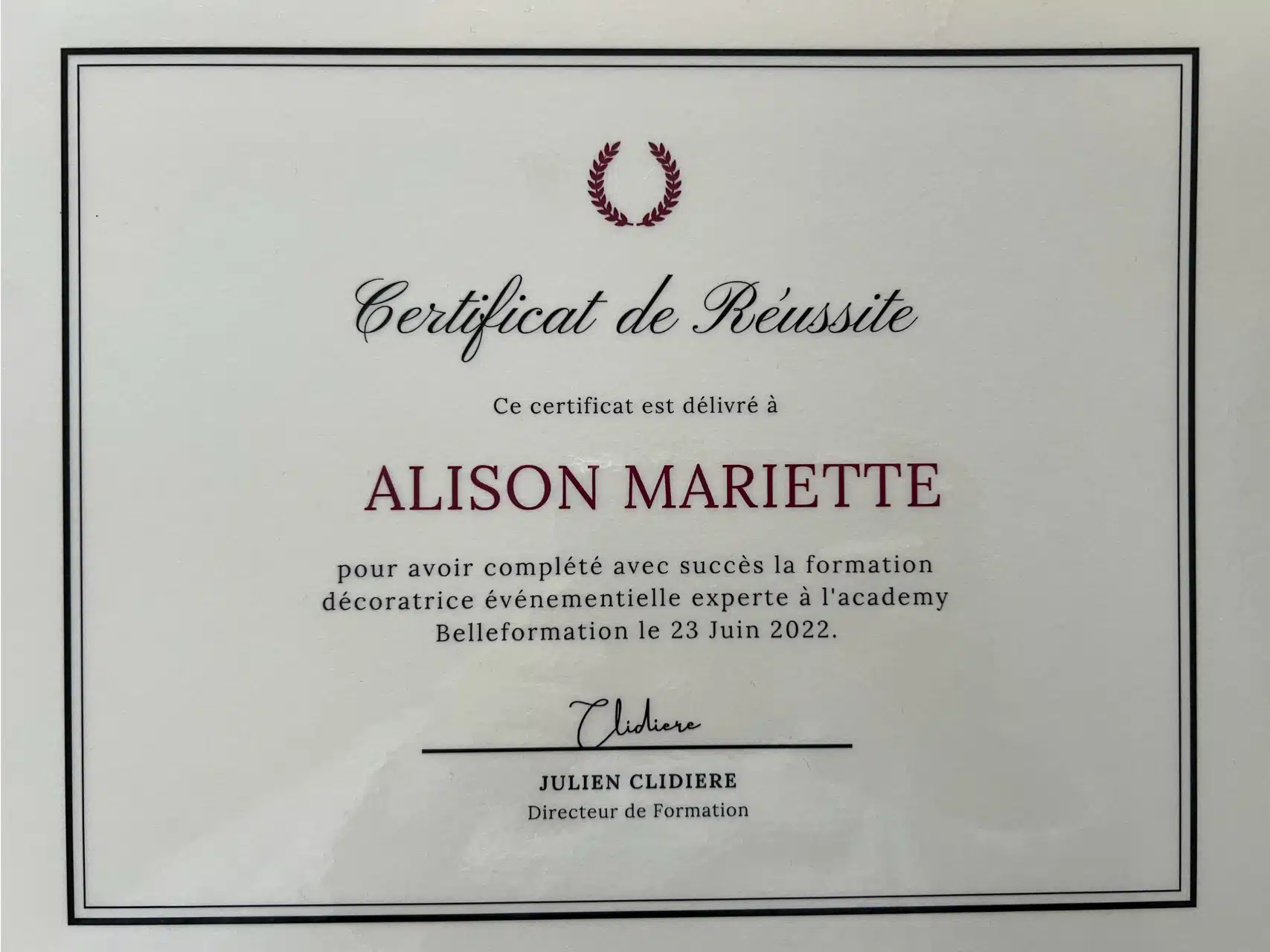 Décoratrice et Organisatrice d'événements